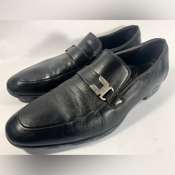 Bruno Magli Rissone Nappa Loafers Black sz 8.5M - Picture 2 of 10